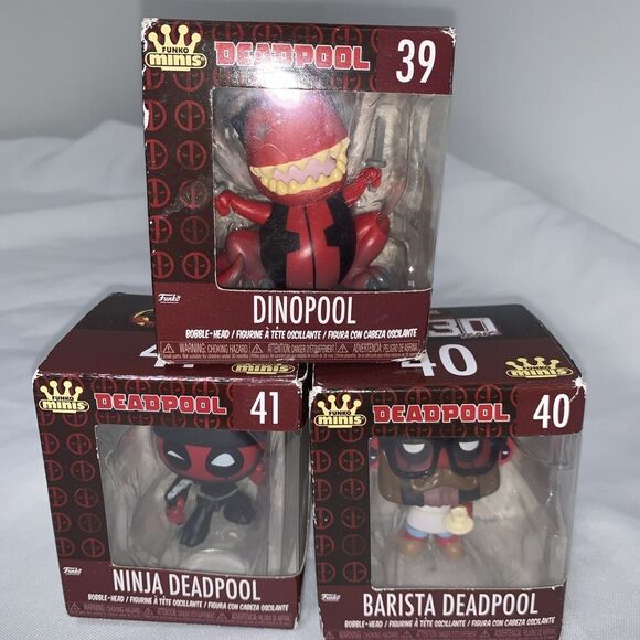 Funko Minis - Deadpool (set of 3) collectibles mini figures,action figure toy - Picture 5 of 8